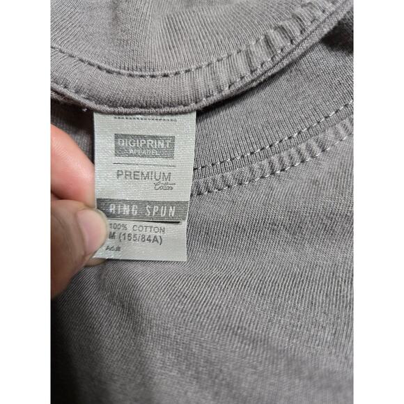 Digi print premium medium women's gray tshirt - Picture 4 of 7